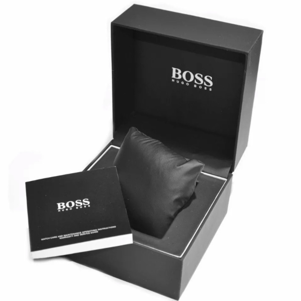 Men's Hugo Boss Steel Mesh Band Chronograph Watch - Picture 6 of 6